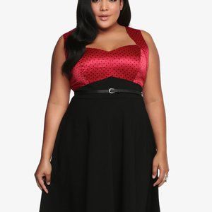 Torrid size 14 black and red dress like new